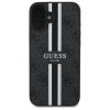 Guess GUHMP16SP4RPSK iPhone 16 6.1      czarny/black hardcase 4G Printed Stripes MagSafe